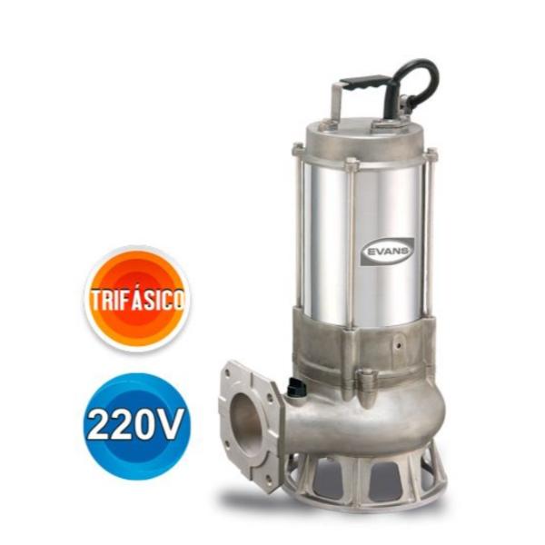 Bomba Inox. para Lodos 3Hp