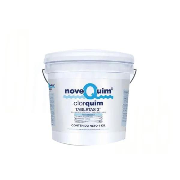 CLORQUIM 4 KG. TABLETA 3 pulgadas