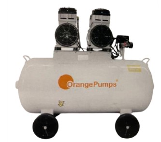 COMPRESOR LIBRE DE ACEITE SILENCIOSO 4 HP TANQUE 130 L 220V