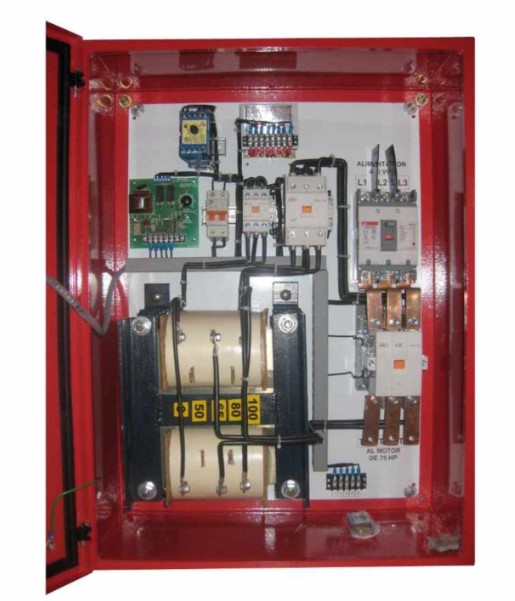 TABLERO CONTRA INCENDIO TENSION REDUCIDA  36 - 45 AMP