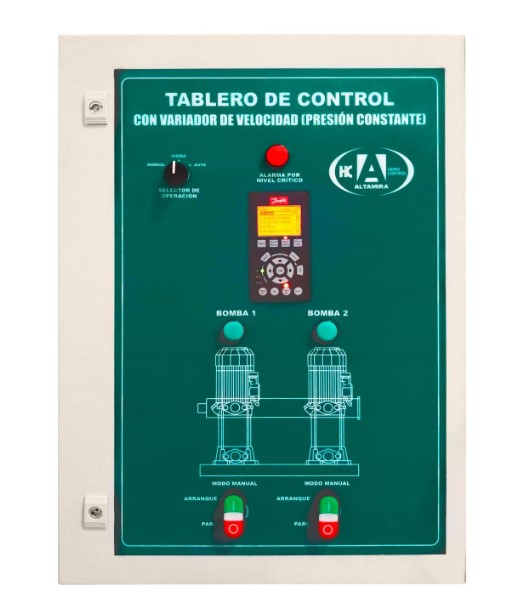 TABLERO DUPLEX CON VARIADOR DE FRECUENCIA 3HP