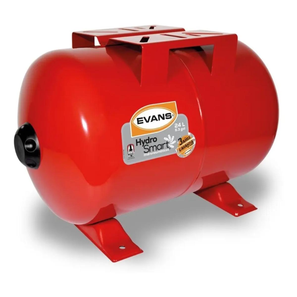Tanque Hidroneumatico Evans Hydro-mac ? Horizontal 24 Litros